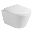 Sanovit AVVA fali WC - rimless - perem nélküli - rejtett szerelésű - mély öblítésű