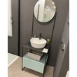 CeraStyle ONE - PULTRA ültethető - Top Counter - porcelán mosdó - csaplyukas -O Ø 42 cm