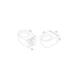 CeraStyle CITY fali WC - MATT FEHÉR - rimless - perem nélküli - rejtett szerelésű - mély öblítés