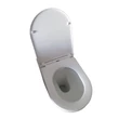 Eros OVAL álló WC ülőkével komplett - perem nélküli öblítés - alsó / hátsó kifolyású