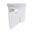 Viva STYLE Arda sarokszekrény CeraStyle Arda porcelán sarokmosdóval 46 x 46 cm - JOBBOS