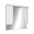 Viva STYLE Tükrös fürdőszobai szekrény LED világítással - DUPLA szekrénnyel - 85 x 97 x 17 cm