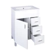 Viva STYLE Karina 85 lábon álló fürdőszobabútor 3 fiókos Sanovit ATRIA 9085 mosdóval 85 x 45,5 cm