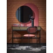 TMP IRON fürdőszobai tükör - FEKETE keret - kerek - 70 cm