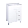 Viva STYLE Karina 75 lábon álló fürdőszobabútor 3 fiókos Sanovit ATRIA 9075 mosdóval 75 x 45,5 cm