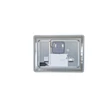 Viva AURA Led TOUCH fürdőszobai tükör - páramenetesítővel - órával - fekvő - 100 x 70 cm