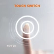 Viva AURA Led TOUCH fürdőszobai tükör - páramenetesítővel - órával - fekvő - 100 x 70 cm