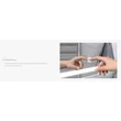 Viva AURA Led TOUCH fürdőszobai tükör - páramenetesítővel - órával - fekvő - 100 x 70 cm