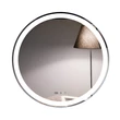 Viva AURA Led TOUCH fürdőszobai tükör - páramenetesítővel - órával - kerek -átmérő 60 cm