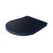 Viva FEKETE BRILLA SLIM L WC ülőke - duroplast - lecsapódásgátlós - levehető klikk - 42 x 36,5 cm