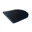 Viva FEKETE BRILLA SLIM L WC ülőke - duroplast - lecsapódásgátlós - levehető klikk - 42 x 36,5 cm