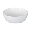 EROS RAISE - PULTRA ültethető - Top Counter - porcelán mosdó - MATT FEHÉR - O - Ø 41 cm