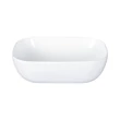 Eros SMILE 3 - PULTRA ültethető - Top Counter - porcelán mosdó - 46,5 x 32,5 x 13 cm