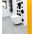 Eros SINTO fali WC - perem nélküli kivitel - WC ülőkével - mély öblítésű - FEHÉR - 49 cm
