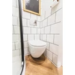 Eros SINTO fali WC - perem nélküli kivitel - WC ülőkével - mély öblítésű - FEHÉR - 49 cm