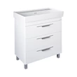 TMP TRIO lábon álló fürdőszobabútor CeraStyle SHARP - 37500 mosdóval - 100 x 48 cm