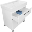 TMP TRIO lábon álló fürdőszobabútor CeraStyle SHARP - 37100 mosdóval - 60 x 48 cm