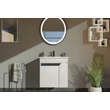 TMP VISION 60 fali függesztett fürdőszobai bútor - SKY E-8099-60 porcelán mosdóval - 61 x 46 cm