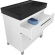 TMP TRIO lábon álló fürdőszobabútor CeraStyle SHARP FEKETE mosdóval - 80 x 48 cm