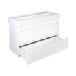 TMP SHARP 100 fali fürdőszobabútor - CeraStyle SHARP - 37600 DUPLA csaplyukas mosdóval - 100 x 48 cm