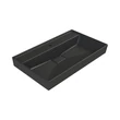 TMP LUX 80 fali fürdőszobabútor - CeraStyle SHARP FEKETE mosdóval - 80 x 48 cm