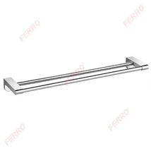 AUDREY dupla törölközőtartó rúd, 60 cm - FERRO
