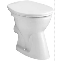 ALFÖLDI BÁZIS WC, ÁLLÓ, MÉLYÖBLÍTÉSŰ, HÁTSÓ KIFOLYÁSÚ, CLEAN FLUSH, FEHÉR