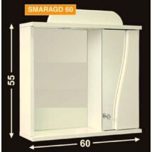 SMARAGD 60 STANDARD Fürdőszobatükör GUIDO
