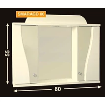 SMARAGD 80 STANDARD Fürdőszobatükör GUIDO