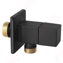 Quadro Sarokszelep 1/2"* 3/8" FEKETE  FERRO