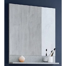 FLOATING MIRROR shelf 55cm fürdőszoba tükör polcal TBOSS