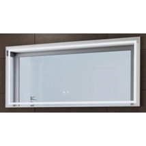 FLOATING MIRROR AURA 120X60cm fürdőszoba tükör integrált, páramentesítő, fényerőszabályozó TBOSS