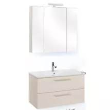 MILANO K90 FALI  fürdőszoba szekrény + Mirror Box Recta 90 szettben TBOSS