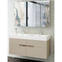 LUNA K120 FALI mosdószekrény mosdóval + Mirror Box Recta 120 szettben TBOSS