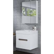 LUNA K60 FALI mosdószekrény mosdóval + Mirror Box Recta 60 szettben TBOSS