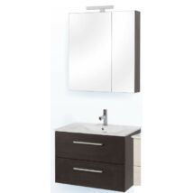 MILANO K75 FALI fürdőszoba szekrény + Mirror Box Recta 75 szettben TBOSS 