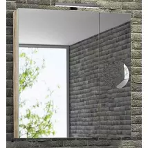 MIRROR BOX SENNA  75 fürdőszoba tükör szekrénnyel 30cm-es led világítással + powerbox+ piperetükör TBOSS