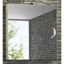 MIRROR BOX SENNA  75 fürdőszoba tükör szekrénnyel 30cm-es led világítással + powerbox+ piperetükör TBOSS