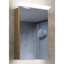 MIRROR BOX CUT 55 fürdőszoba tükör szekrénnyel 55cm-es led világítással+ powerbox+ piperetükör+4 extra TBOSS