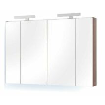 MIRROR BOX RECTA 140 fürdőszoba tükör szekrénnyel 30cm-es led világítással TBOSS