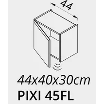 PIXI 45FL felső szekrény + mozgásérzékelős világitás TBOSS