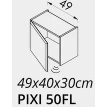 PIXI 50F felső szekrény + mozgásérzékelős világitás TBOSS