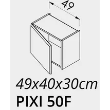 PIXI 50F felső szekrény TBOSS