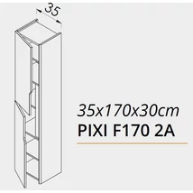 PIXI F170a magas kiegészítő szekrény TBOSS
