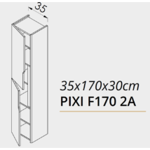 PIXI F170a magas kiegészítő szekrény TBOSS