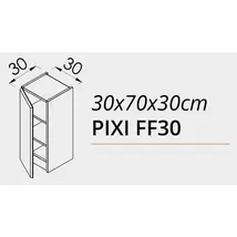 PIXI FF30 fali felső kiegészítő szekrény TBOSS