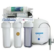PurePro EC105P RO víztisztító nyomásfokozóval, modern dizájn csappal (FC101). Szűrők: F-SZETT, membrán: TLC50