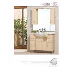 CLASSIC 105 Fürdőszobaszekrény kombináció TBOSS régebben Bianka