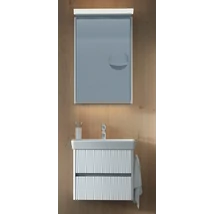 MILLA A60 FALI mosdószekrény mosdóval + Mirror Box Cut 55 TBOSS szett