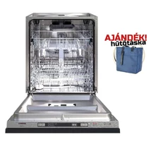 NODOR - Beépíthető mosogatógép NorCare DW-6141 I SL + Ajándék Hűtőtáska NODOR - Beépíthető mosogatógép NorCare DW-6141 I SL + Ajándék Hűtőtáska